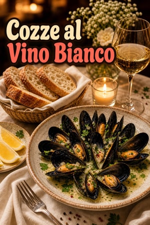 Cozze al Vino Bianco e Aglio: Una Cena Romantica