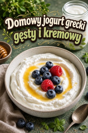 Domowy jogurt grecki - gęsty i kremowy przepis