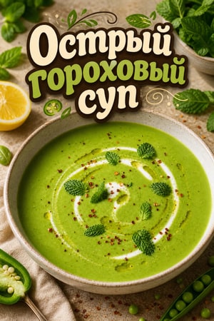 Острый гороховый суп