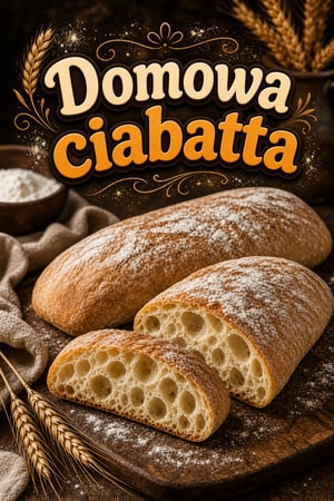 Domowa włoska ciabatta z chrupiącą skórką – autentyczny przepis