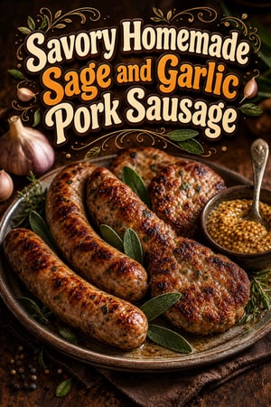 Savory Homemade Sage and Garlic Pork Sausage