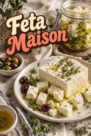Feta Maison Traditionnelle en Saumure : Recette Authentique