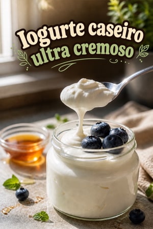 Iogurte Caseiro Ultra Cremoso na Instant Pot