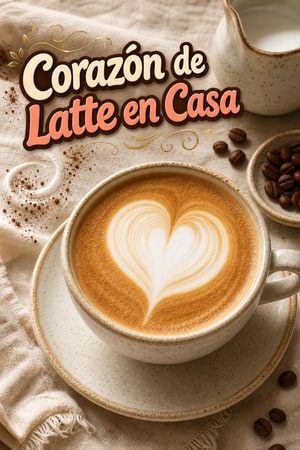 Latte Art en Casa: Técnica del Corazón en 30 Segundos