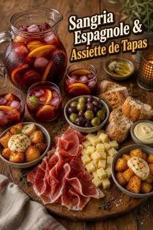 Sangria Espagnole & Assiette de Tapas pour le Vendredi Soir