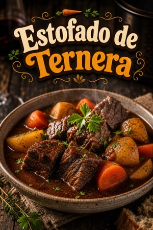 Estofado de Ternera en Olla a Presión con Vino y Verduras
