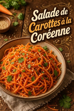 Véritable Salade de Carottes à la Coréenne (Morkovcha)