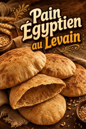 Pain Egyptien au Levain (Aish Baladi Maison)