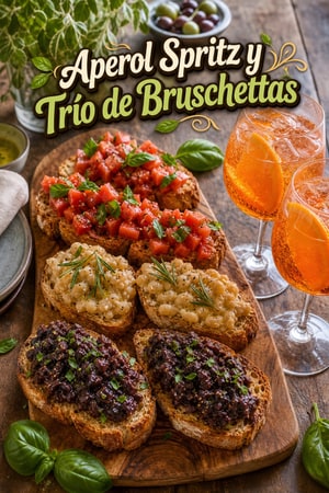 Aperol Spritz & Tabla de Bruschetta: Aperitivo Italiano