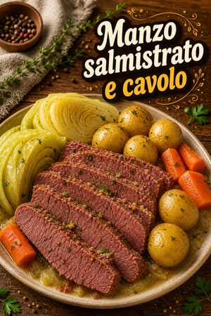 Corned Beef e Cavolo in Slow Cooker con Patate