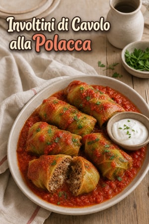 Golabki: Involtini di Cavolo Ripieni di Carne e Riso