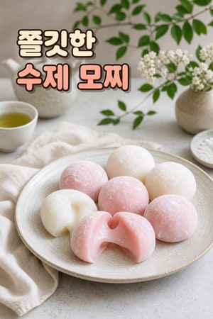 집에서 만드는 모찌: 쫄깃한 일본식 떡