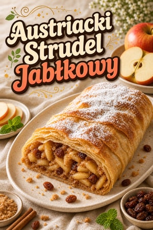 Autentyczny strudel jabłkowy po austriacku (Apfelstrudel)