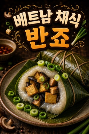 집에서 만드는 베트남 채식 반죠(바인죠) — 표고두부 속이 촉촉한 스팀 만두 — 아침 간식으로 좋아요