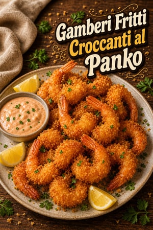 Gamberi Fritti Croccanti al Panko: Ricetta Facile