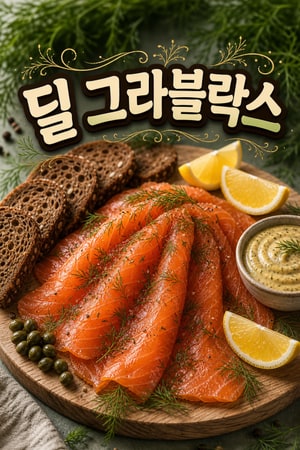 노르웨이 딜 그라블락스: 실키한 연어 절임과 겨자-딜 소스 만들기와 보관법까지 포함된 클래식 레시피