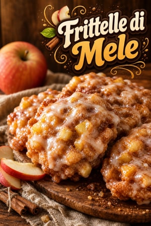 Frittelle di Mele Fatte in Casa: Ricetta con Glassa e Cannella