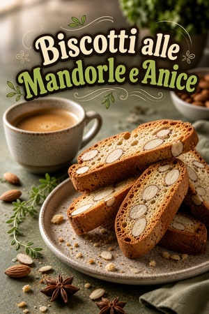 Biscotti alle Mandorle Classici Italiani con Anice