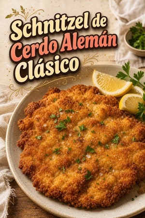 Schnitzel de Cerdo Alemán Clásico (Schweineschnitzel)