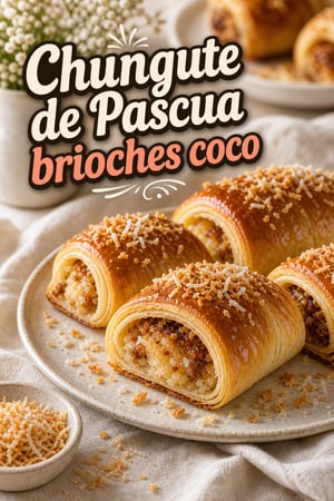Chungute de Pascua — Brioches vénézuéliennes coco