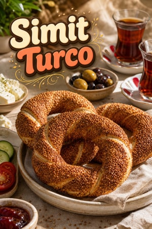 Receta de Simit Turco Auténtico: Pan de Sésamo Crujiente