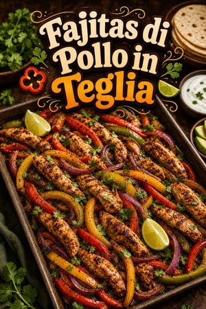 Fajitas di Pollo in Teglia: La Ricetta Semplice e Sfrigolante