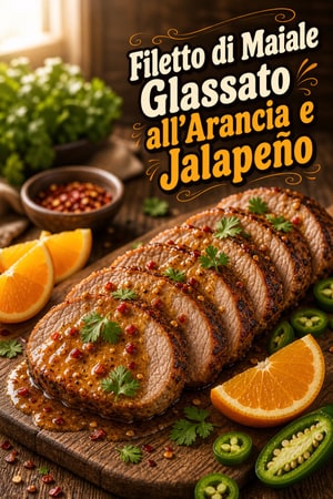 Filetto di Maiale Glassato all'Arancia e Jalapeño
