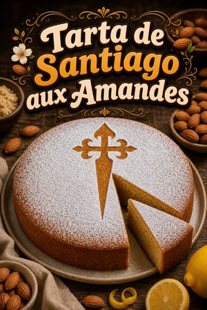 Tarta de Santiago : Recette Traditionnelle du Gâteau aux Amandes