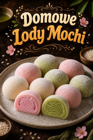 Domowe lody mochi - prosty przepis na japoński deser