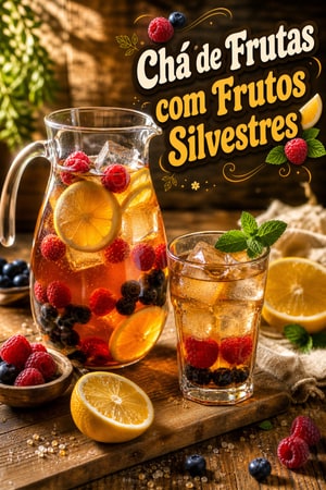 Chá de Frutas Refrescante com Frutos Silvestres e Citricos