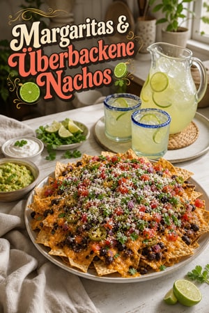 Margarita-Krug & knusprige Nachos zum Freitagabend
