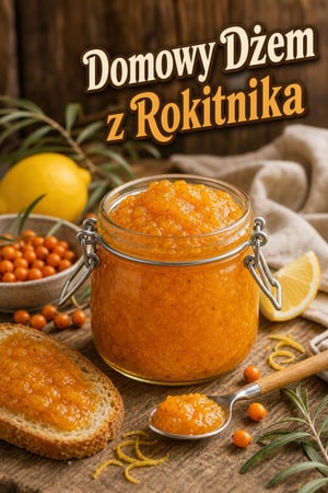 Domowe Dżem z Owoców Morskiej Облепихи z Cytrusowym Smakiem