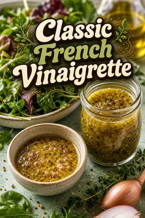 Classic French Vinaigrette with Shallots and Dijon