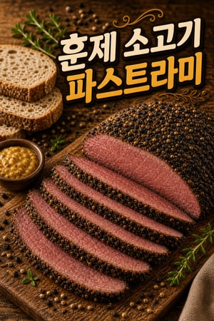 집에서 만드는 정통 뉴욕 스타일 훈제 소고기 파스트라미 레시피
