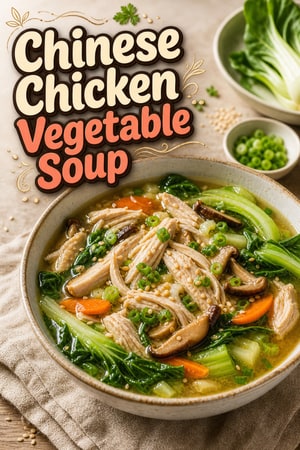 Chinese Chicken and Vegetable Soup for Balanced Health