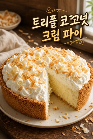 트리플 코코넛 크림 파이