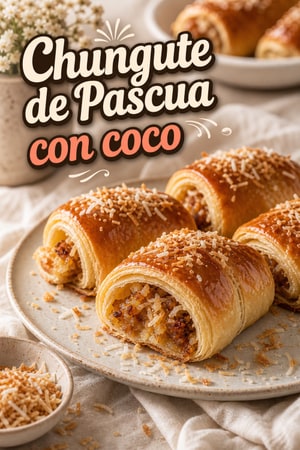 Chungute de Pascua: panecillos venezolanos de coco