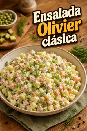 Ensalada Olivier clásica