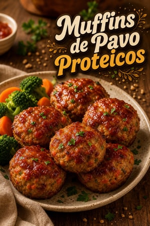 Muffins de Albondigón de Pavo: Receta Proteica para Niños