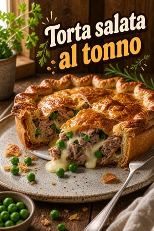 Torta di Tonno in Scatola con Ripieno Cremoso