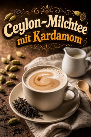 Klassischer Ceylon-Milchtee mit Kardamom – Wohlfühltrunk