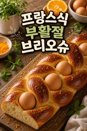 파인 드 파크(Pain de Pâques) — 통계란을 넣은 부드럽고 향긋한 프랑스 부활절 브리오슈