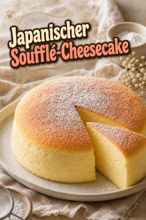 Leichter japanischer Soufflé-Cheesecake (Cotton) Rezept