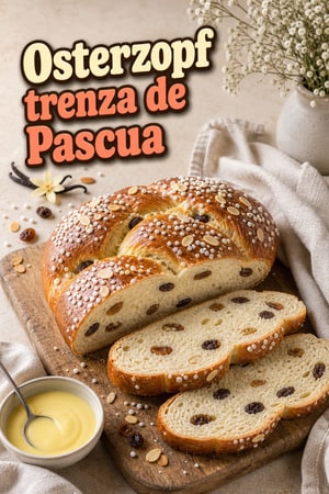Osterzopf: trenza de Pascua alemana esponjosa y aromática