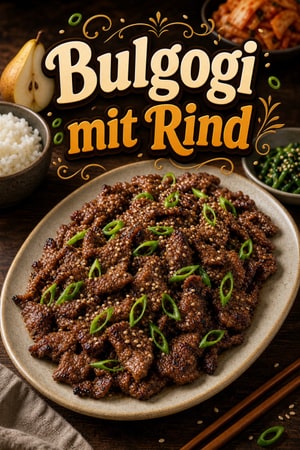 Authentisches Koreanisches Beef Bulgogi mit Birnen-Marinade