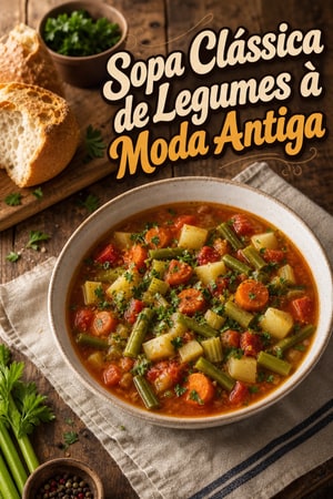 Sopa Clássica de Legumes à Moda Antiga