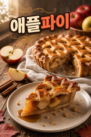  세 가지 사과 파이 — 세 가지 품종의 사과로 만든 속 재료와 정통 페이스트리의 조화