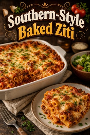 Hearty Southern-Style Baked Ziti with Italian Sausage