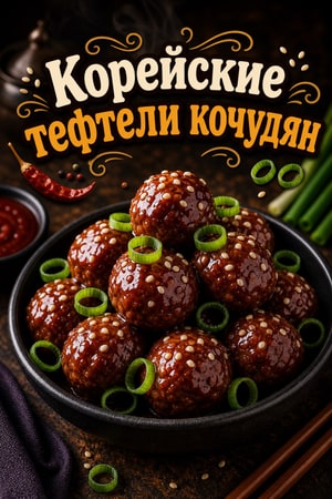 Пряные корейские тефтели с глазурью кочудян: пошаговый рецепт