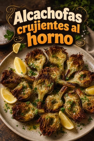 Alcachofas crujientes al horno